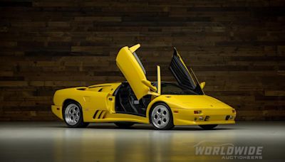 1998 Lamborghini Diablo VT Roadster from 'The Wolf of Wall Street' Goes Up for Auction