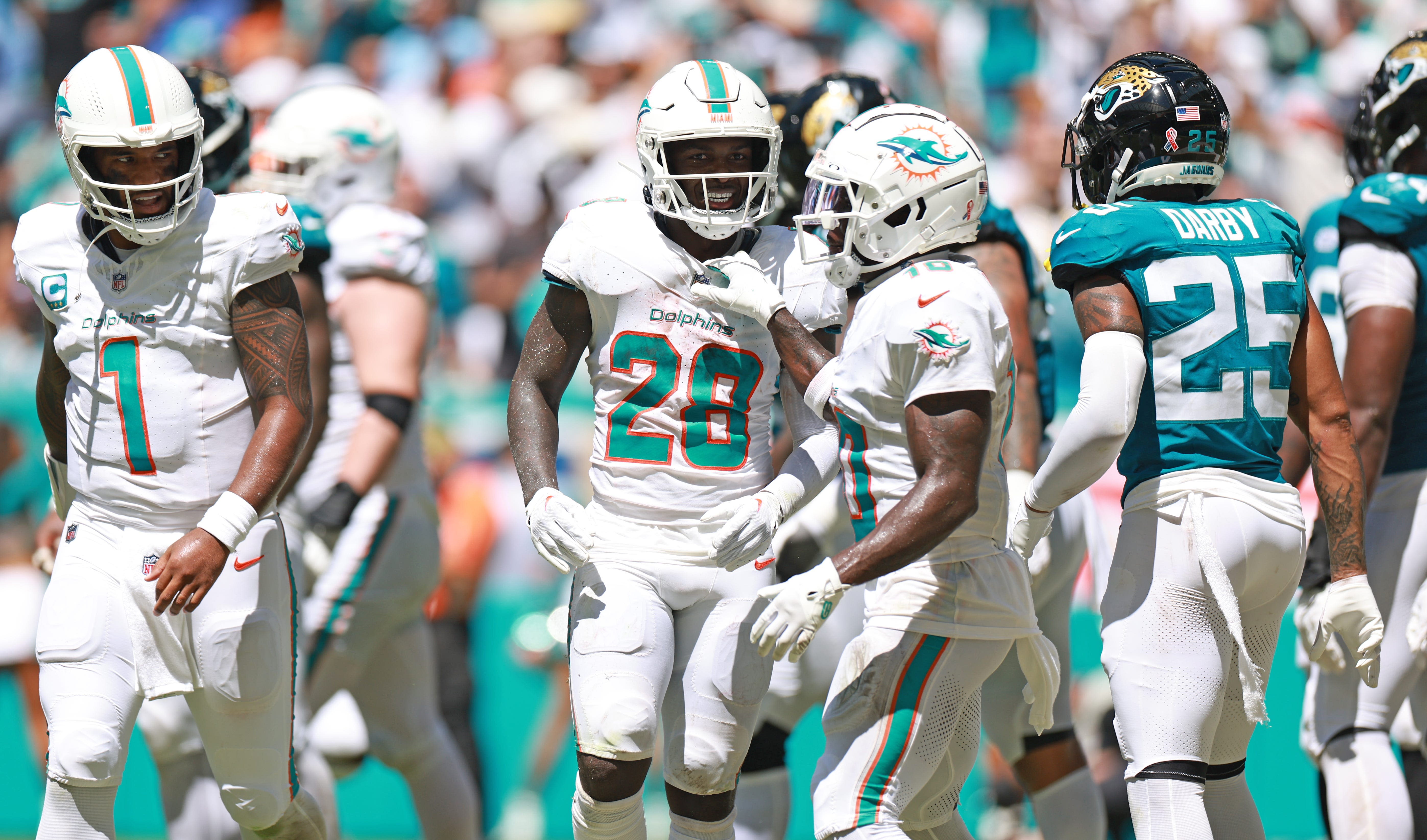 Bills vs. Dolphins injury update: Buffalo without starters, Miami's running backs could be out