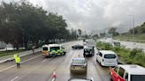 天雨路滑｜吐露港公路發生多宗事故交通擠塞