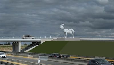 Indre-et-Loire : une chèvre géante va être installée au bord de l'A10, à l'entrée de Sainte-Maure-de-Touraine