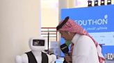 Watch: Robots serve coffee to guests at Saudi innovation meet