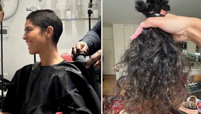 Bela Gil raspa os cabelos, exibe novo visual e surpreende fãs: 'Não tô acreditando'