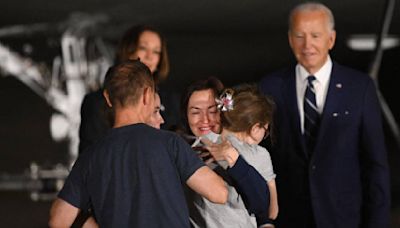 Joe Biden recibe a los prisioneros liberados en histórico intercambio con Rusia