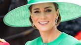 Princess Kate Is Gorgeous in a Bright Green Ensemble at Trooping the Colour