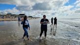 Record-breaking 27 sea turtles returned to the ocean in Surf City