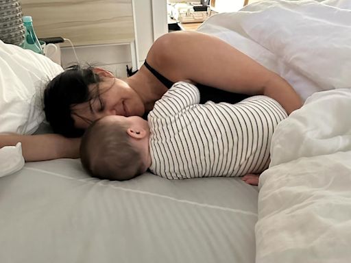 Kourtney Kardashian Says Son Rocky Has ‘Never’ Napped in His Crib and Sleeps in Her Arms Instead