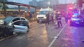 El video del brutal accidente de un auto que atropelló a cinco personas en el Metrobus de San Telmo