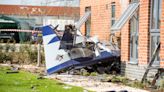 Plane crashed into flats after pilot forced to eject, investigation finds