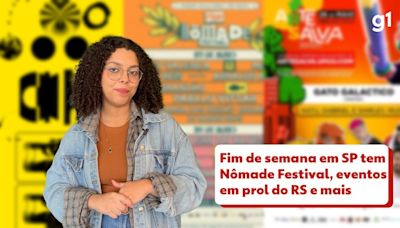 Nômade Festival, Festival Sesc de Culturas Negras, eventos em prol de vítimas das chuvas no RS e muito mais: veja o que fazer em SP