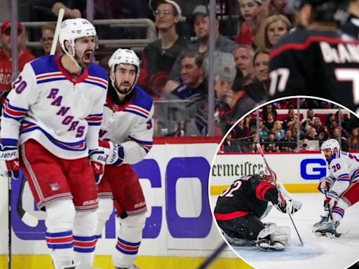 Mika Zibanejad leaving his mark on the Rangers’ playoff record books