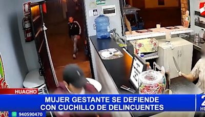 Huacho: mujer embarazada se enfrenta con cuchillo a ladrones que quisieron robarle