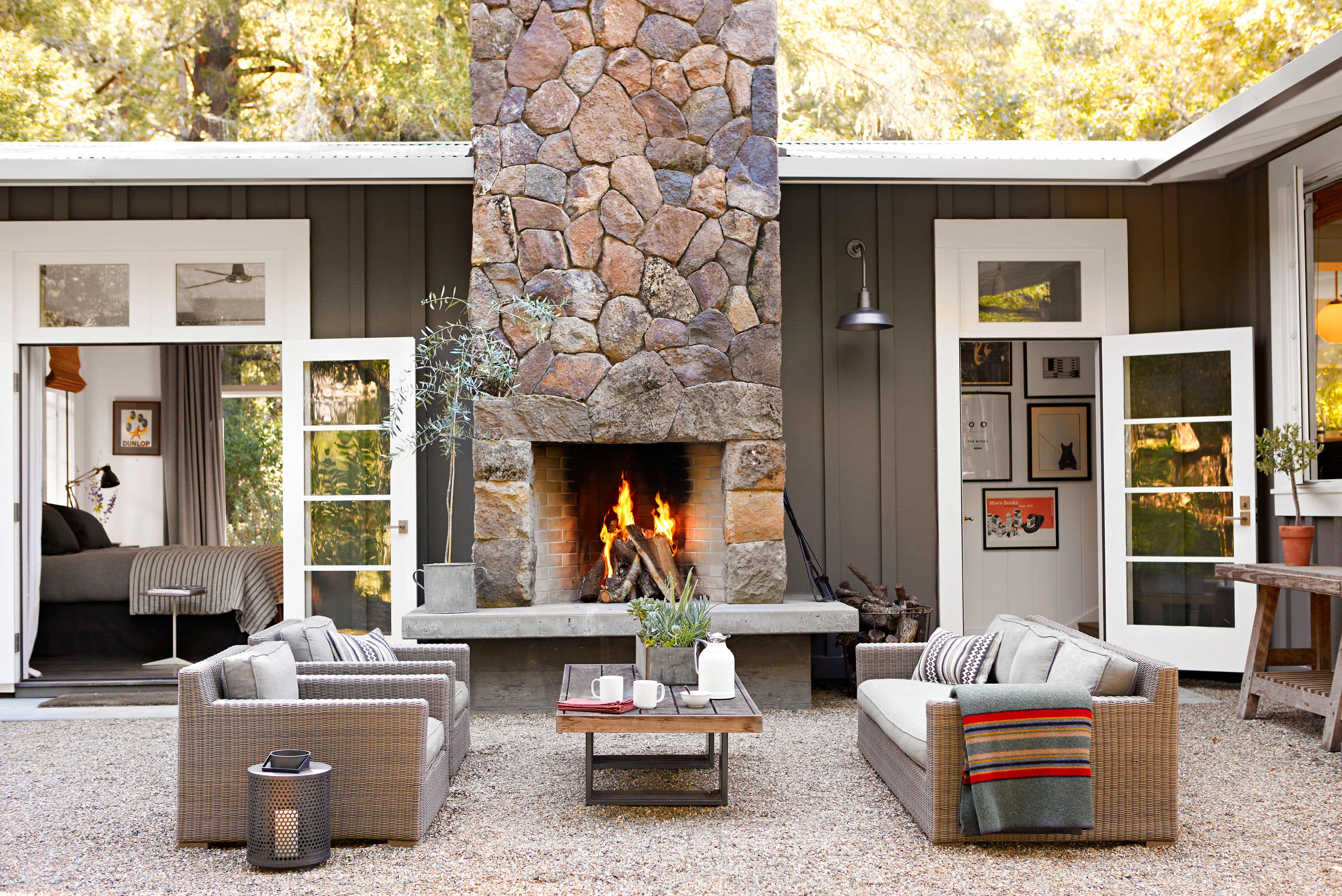 Here's How Much to Expect to Pay for an Outdoor Fireplace