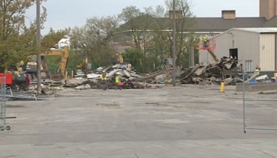 Demolition is underway to make room for Acrisure Amphitheater in Grand Rapids