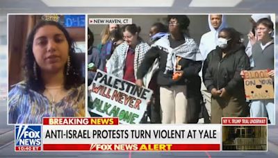 ‘It’s Stunning’: Fox News Interviews Jewish Student At Yale Who Wrote About Being Stabbed in The Eye With a Palestinian Flag