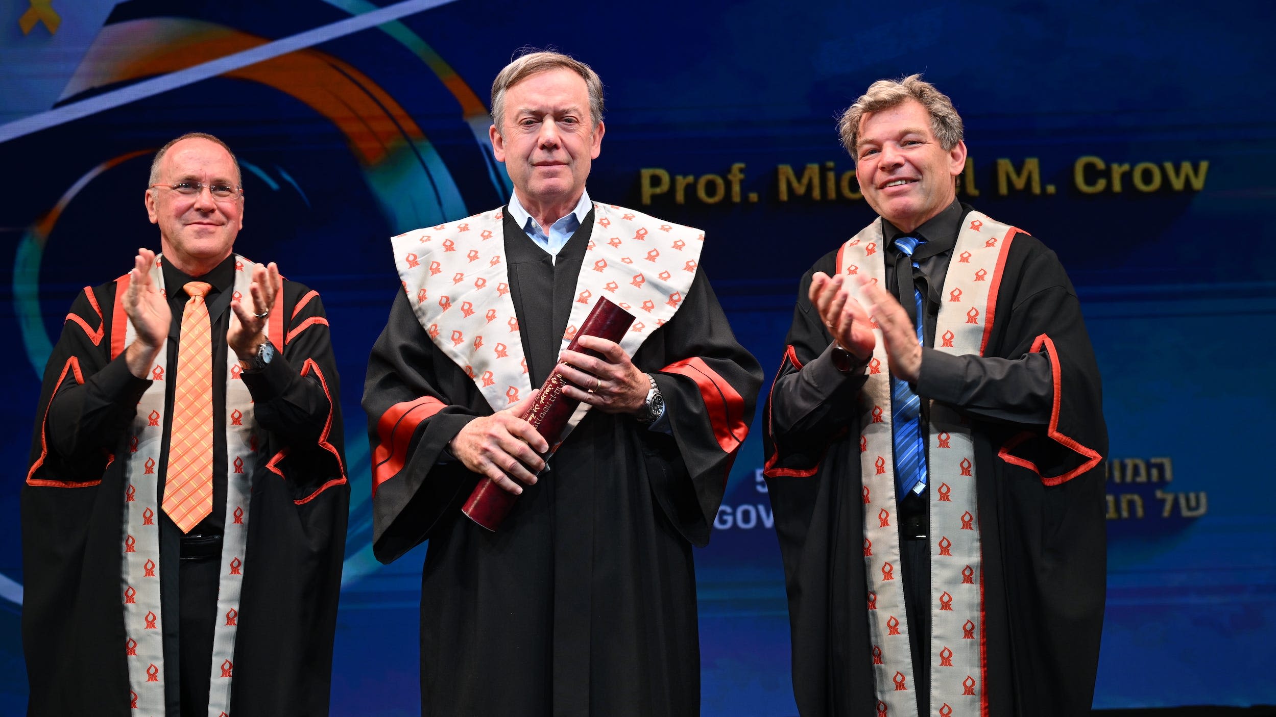 An Israeli university granted ASU President Michael Crow an honorary degree. Here's why