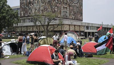 ‘Que México deje de colaborar con Israel’: las protestas propalestinas se toman la UNAM