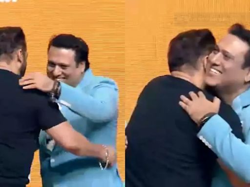 Partner Reunion! Salman Khan Greets Govinda With Warm Hug At Dharmaveer 2 Trailer Launch. Watch