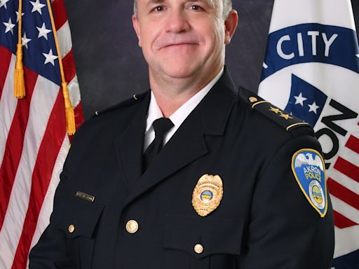 Akron swears in new police chief, as Brian Harding takes the reins of the department