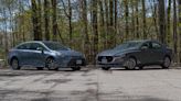 Toyota Corolla Hybrid AWD vs Mazda3 AWD Comparison - AutoGuide.com