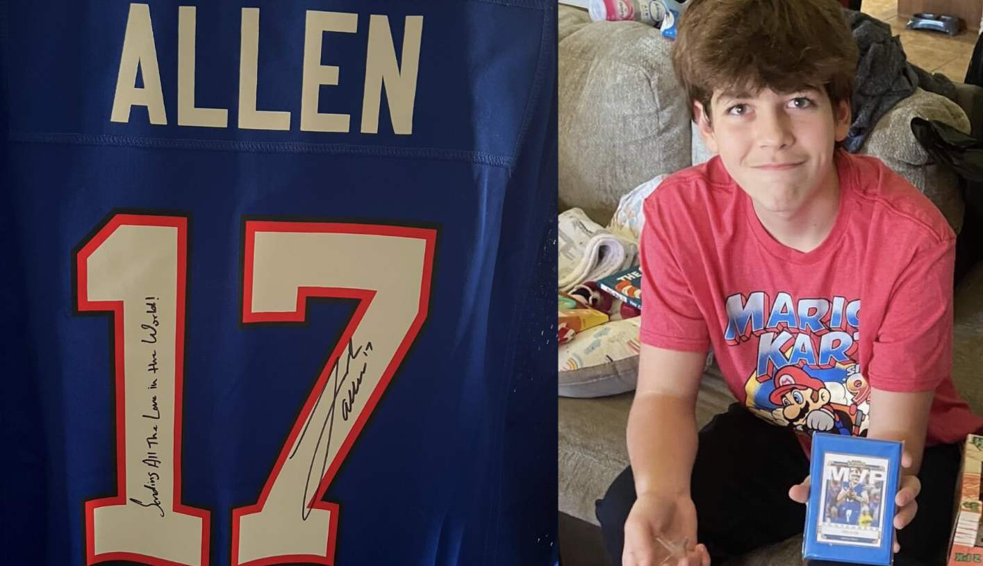 'Means the world': Buffalo Bills send Josh Allen jersey to grieving Texas family