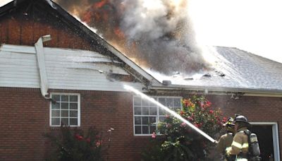 Fire guts house, occupants escape
