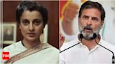 ...responds to the possibility of Rahul Gandhi enjoying Emergency: 'Agar woh ghar jaakar Tom & Jerry dekhte honge toh unhe kaise samajh ayegi' | Hindi Movie News - Times of India...