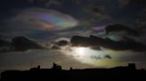 Rare rainbow clouds form over Ireland and England