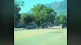 Dashcam video captures car veering into multiple Ogden homes, one man hospitalized