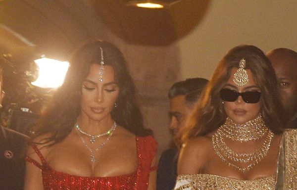 Kim Kardashian Wore a Diamond-Encrusted Nose Ring to the Ambani Wedding