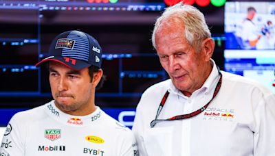 Helmut Marko sobre Checo: "Nadie sabe cuándo cometerá un error"