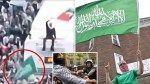 Hamas flag proudly waved at NYC anti-Israel demonstration: ‘Marching for terrorists’