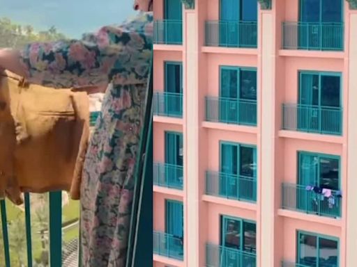 Watch: Indian Mom Dries Clothes On Palm Atlantis Balcony, Hotel Responds - News18