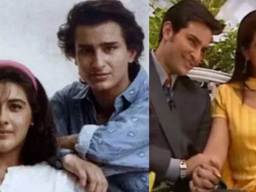 When Amrita Singh gave sleeping pills to Saif Ali Khan without his knowledge, on Sooraj Barjatya's advice | Hindi Movie News - Times of India