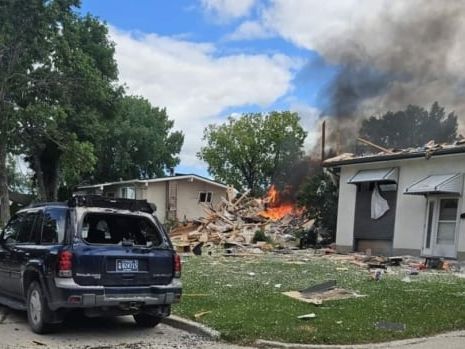 House explodes in Winnipeg's Transcona area | CBC News