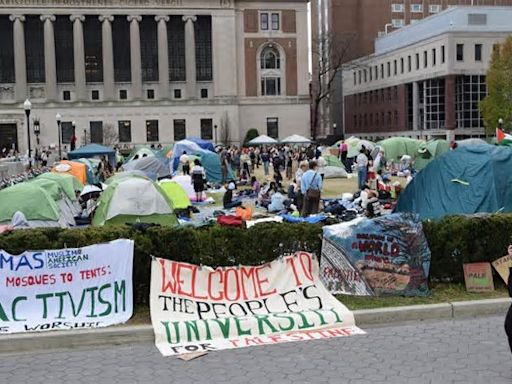 La acampada propalestina de la Universidad de Columbia se enfrenta a ser desmantelada: “Nos llaman terroristas”