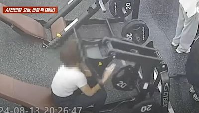 做gym注意！韓女做腿推機中途玩電話 踏板重擊臉部致腦震盪 | am730