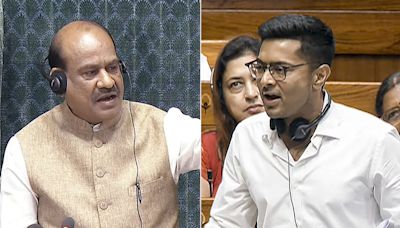 Om Birla vs Abhishek Banerjee In Lok Sabha As Trinamool Shreds Budget 2024