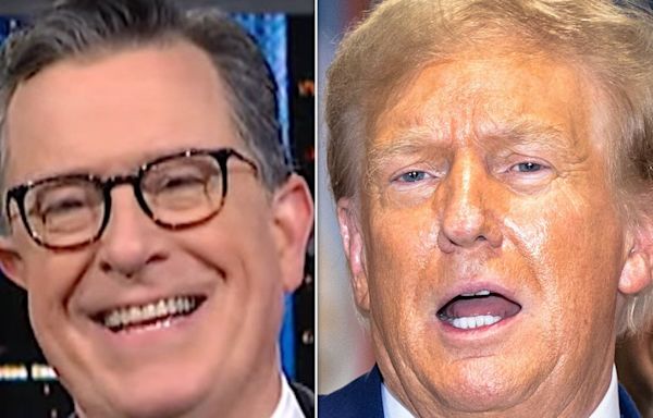 ‘This Is Where We Are’: Stephen Colbert Spots Trump’s Weirdest ‘Party Trick’ Yet