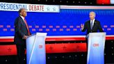 A raspy Biden gets off to a halting start against Trump in the first 2024 presidential election debate