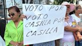 Clausuran simbólicamente colegio electoral en Morelos