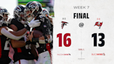 Bucs fall short against the Falcons 16-13, lose NFC South lead