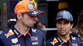 Verstappen se vê na briga por vitória na Inglaterra; Pérez lamenta batida