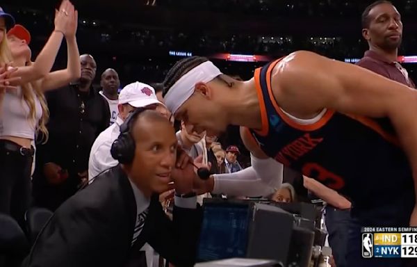 Josh Hart Told Reggie Miller Exactly What Knicks Fans Were Chanting on a Hot Mic