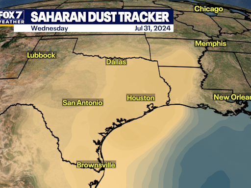 Austin weather: Saharan Dust causing air quality issues