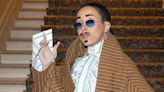 Doja Cat Wore Fake Eyelashes as a Mustache to Viktor & Rolf's Paris Fashion Week Show