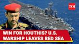 Houthi Rebels Claim Attack on U.S. Aircraft Carrier in Red Sea | TOI Original - Times of India Videos