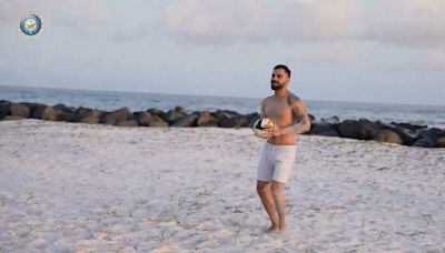 WATCH: Virat Kohli and Team India players hit the beach in Barbados; Rohit Sharma missing