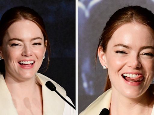 A Reporter Acknowledged Emma Stone With Her Real Name In An Interview, And Her Reaction Was The Cutest