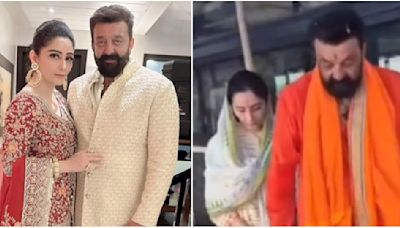 WATCH: Sanjay Dutt and Maanayata Dutt renew wedding vows; VIRAL video gives glimpses of their 'pheras'