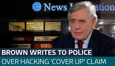 Gordon Brown writes to police demanding investigation into News International